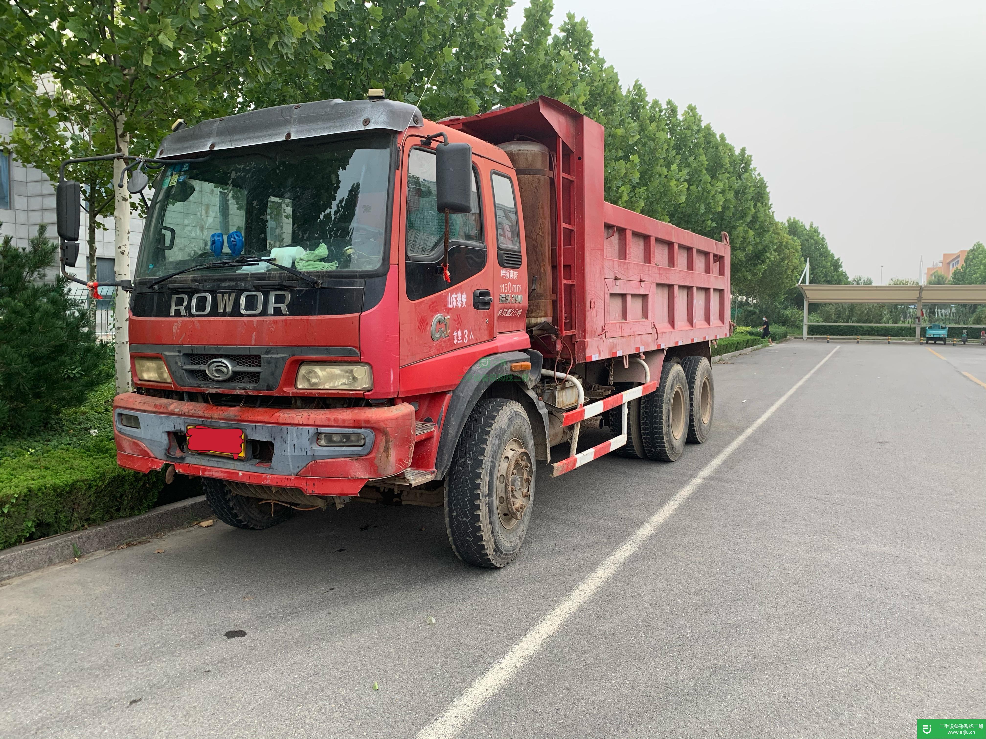 山東出售二手福田歐曼自卸車