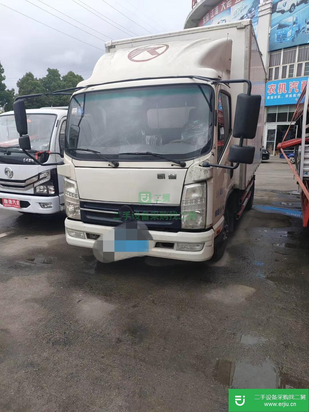 浙江出售二手凱馬廂式貨車