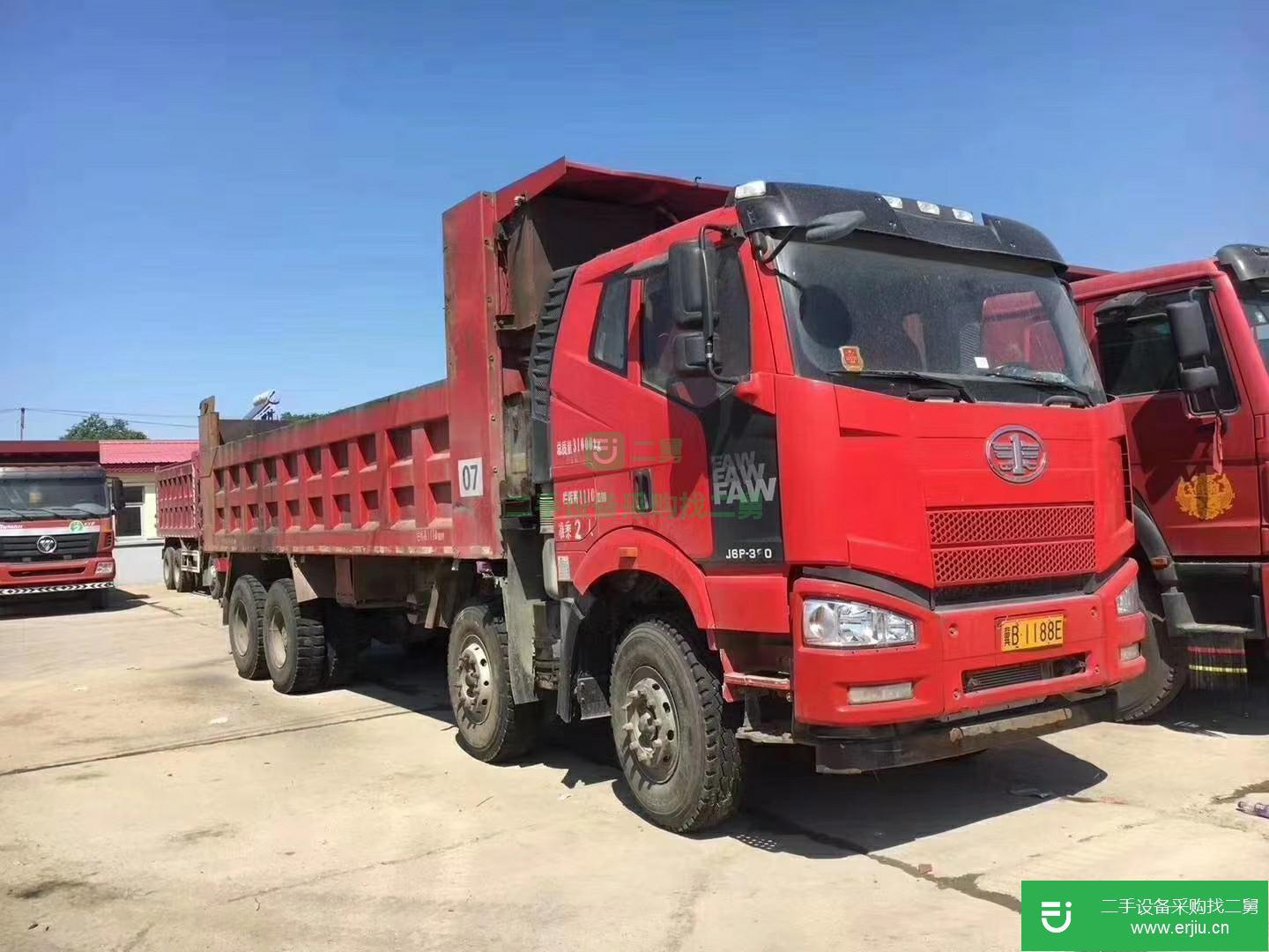 河北出售二手解放J6P自卸車