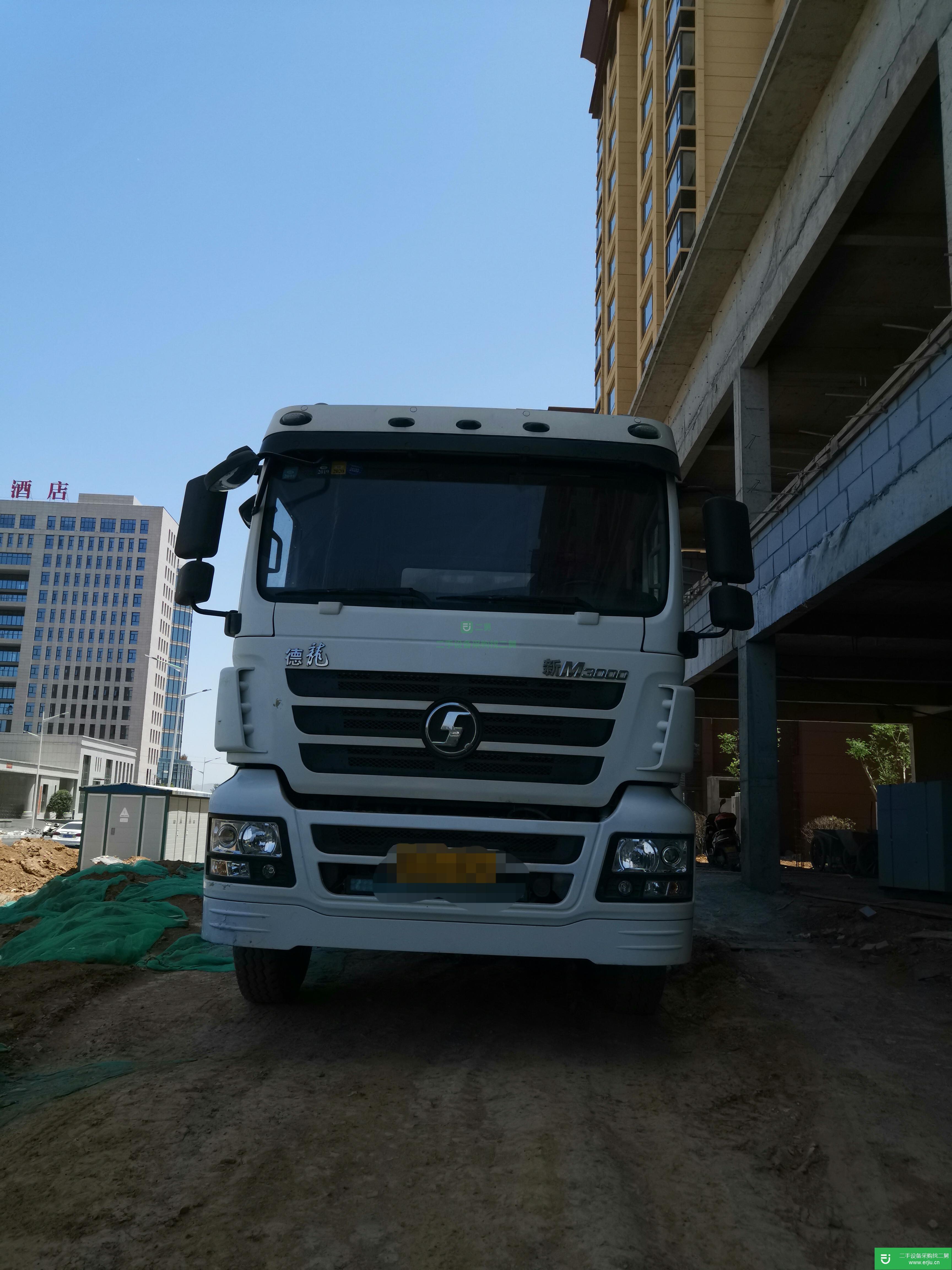 河南出售二手德龍F3000粉粒物料運輸車