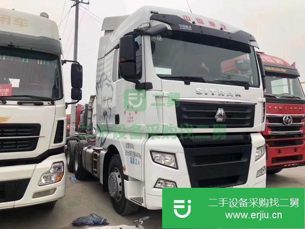 山東出售二手重汽汕德卡牽引車