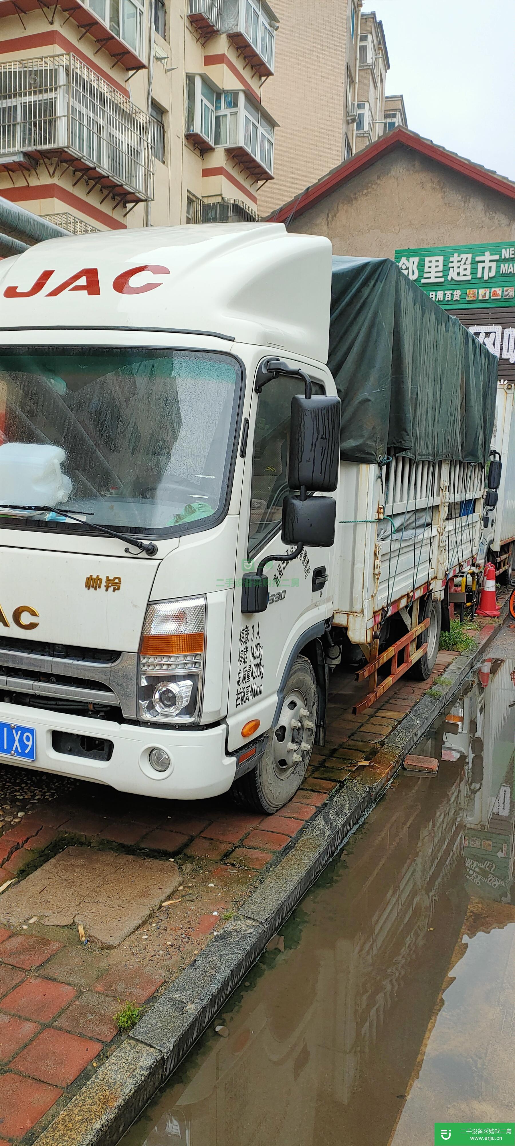 山東出售二手江淮帥鈴高欄載貨車
