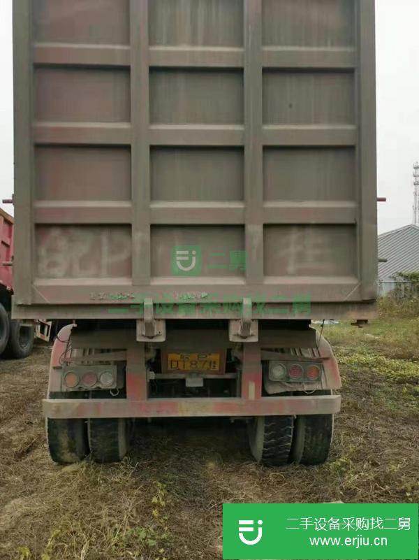 山東出售二手10米后翻半掛車