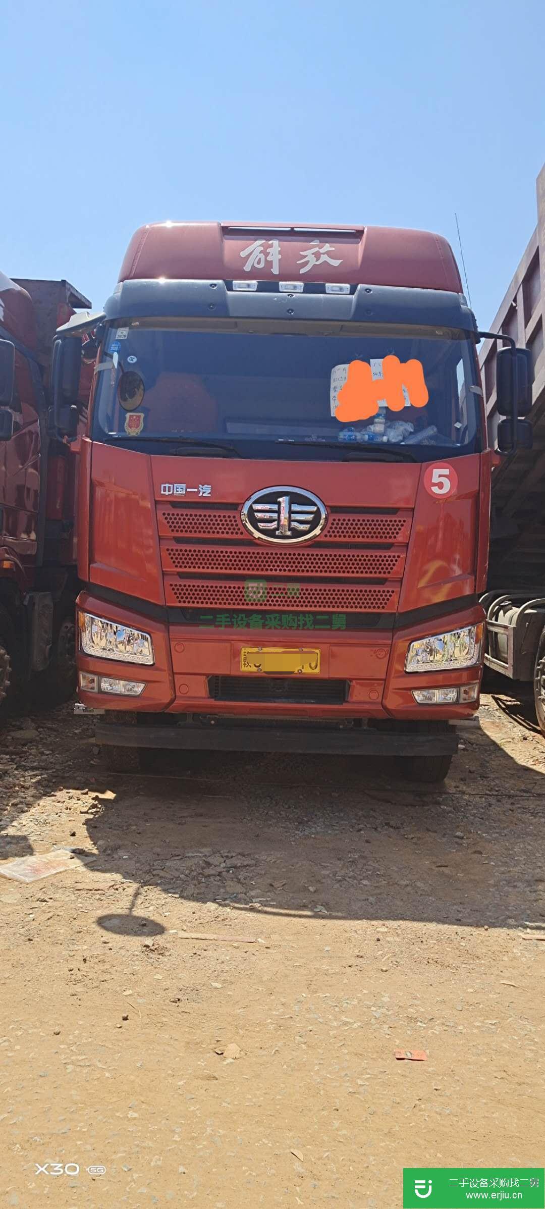 江西出售二手解放J6P自卸車