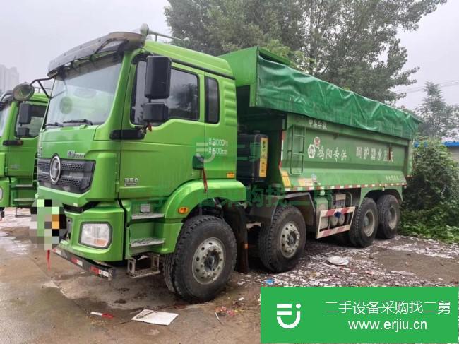 河南出售二手陜汽重卡德龍前四后八自卸車
