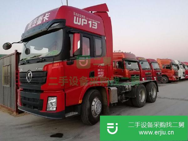 甘肅出售二手陜汽德龍雙驅牽引車