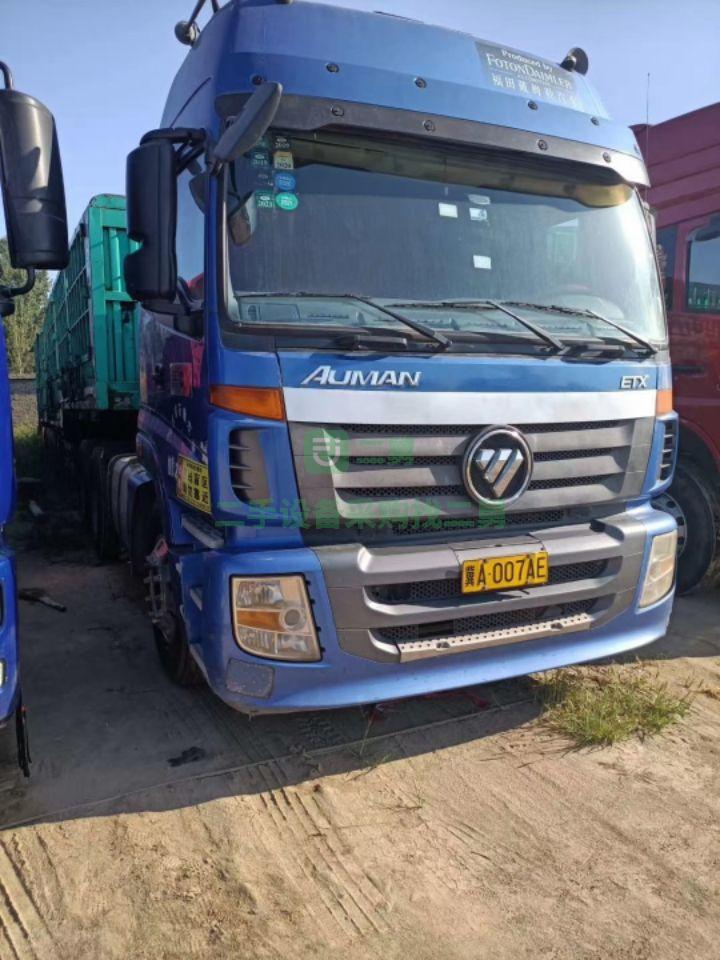 出售歐曼430馬力雙驅車頭牽引車，三年一個月全保險，輪胎全部九成新！
