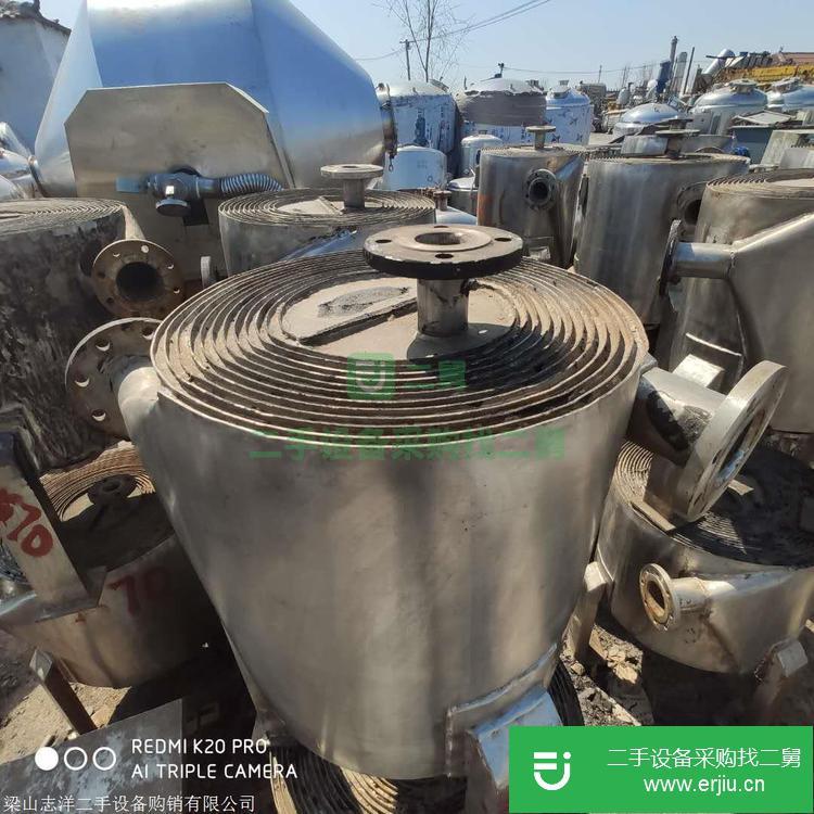 山東出售二手不銹鋼螺旋板換熱器