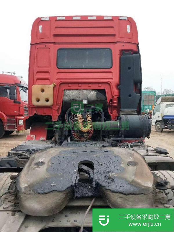 河北出售二手雙驅(qū)德龍牽引車(chē)，375馬力