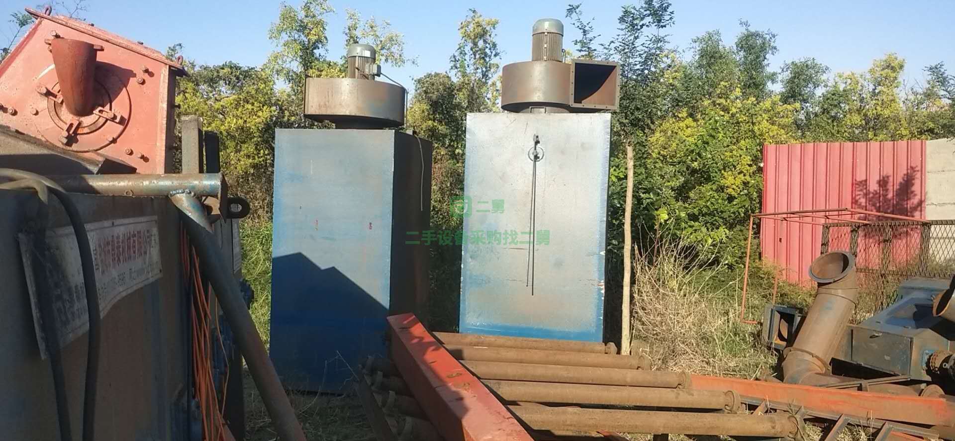 出售一臺寬一米一高五十四個十一千瓦炮頭拋丸機