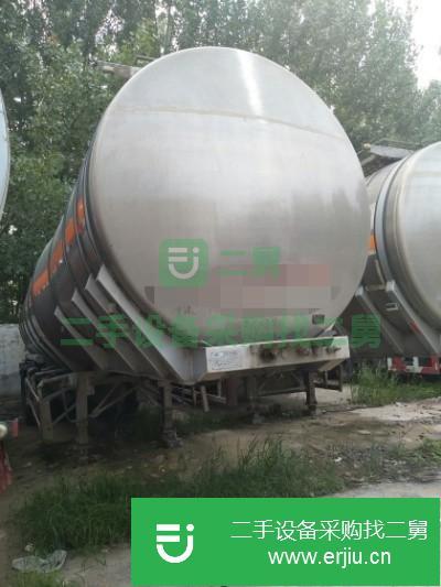 天津出售二手48立方鋁合金油罐車