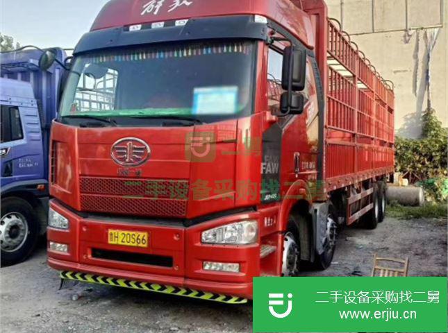 山東出售二手一汽解放J6P欄板載貨車