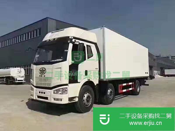 湖北出售二手解放J6前四后四冷藏車