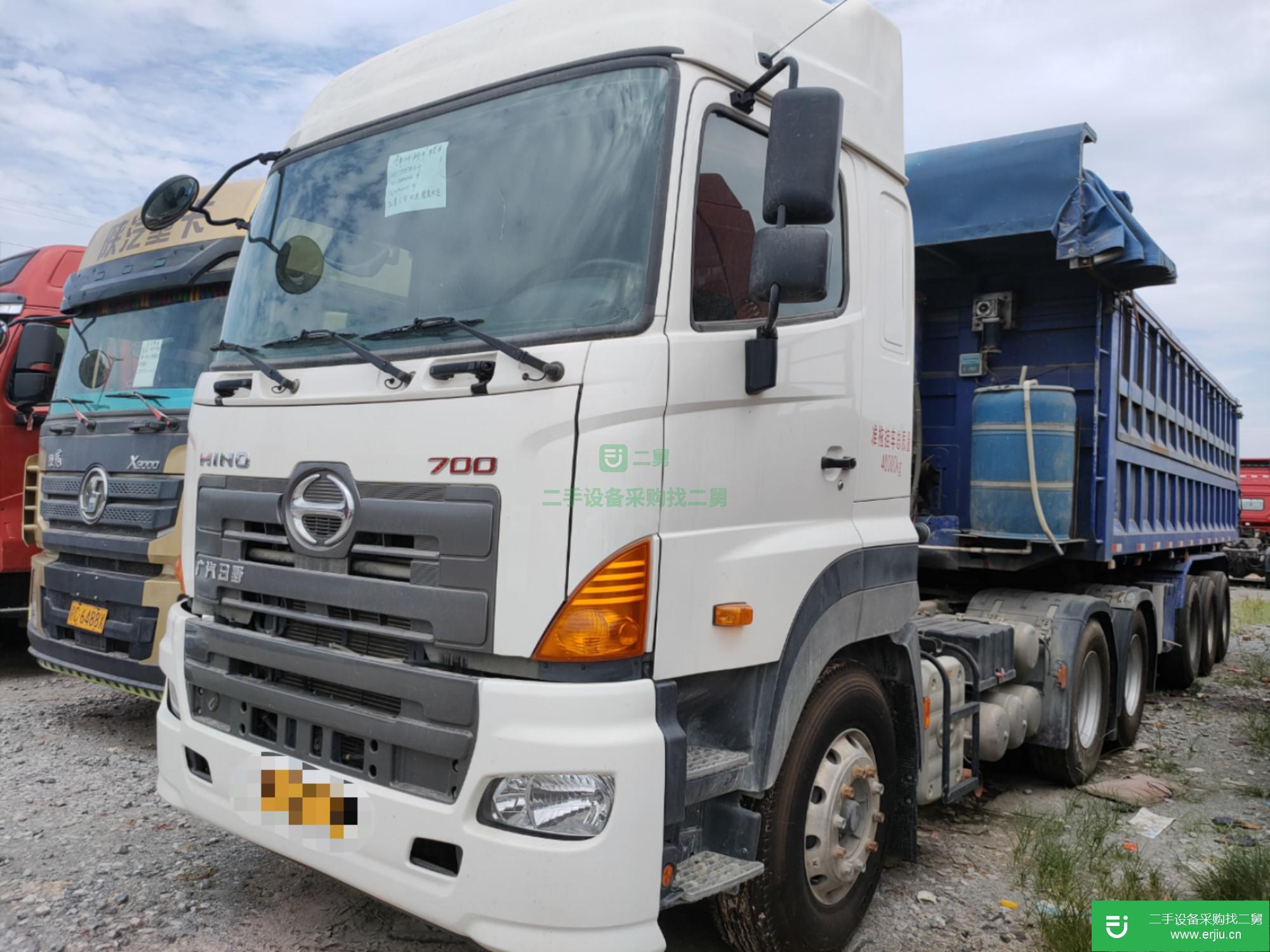 江西出售二手廣汽日野半掛車