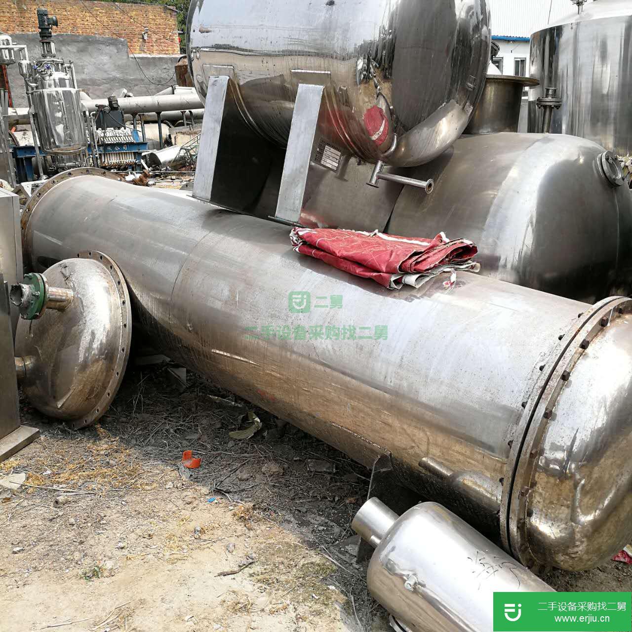 山東出售二手不銹鋼冷凝器