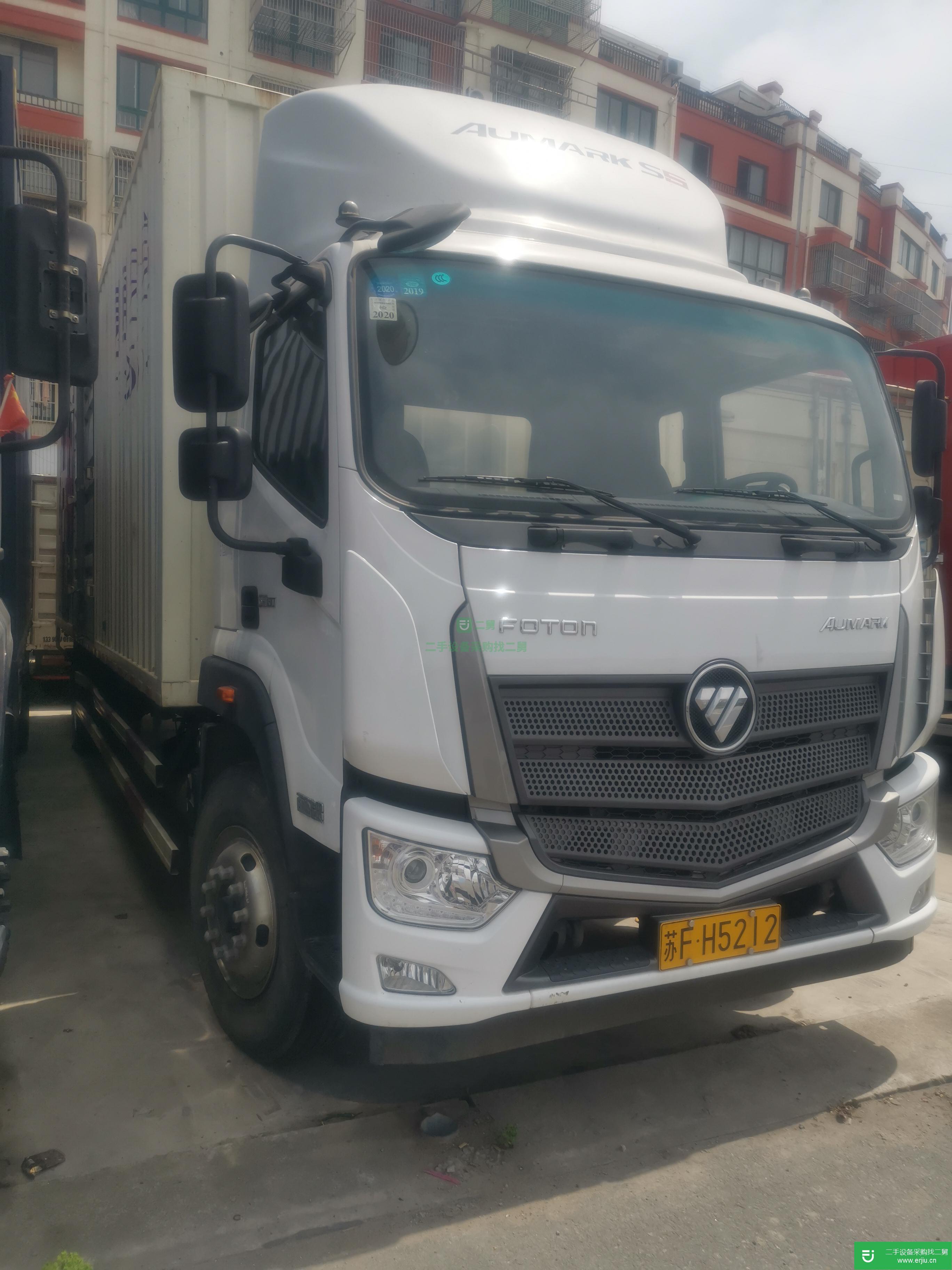 江蘇出售二手福田歐馬可箱式貨車