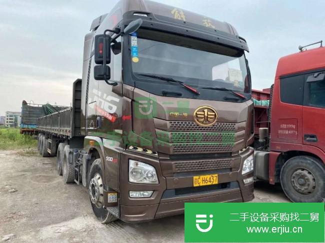 江西出售二手一汽解放半掛車