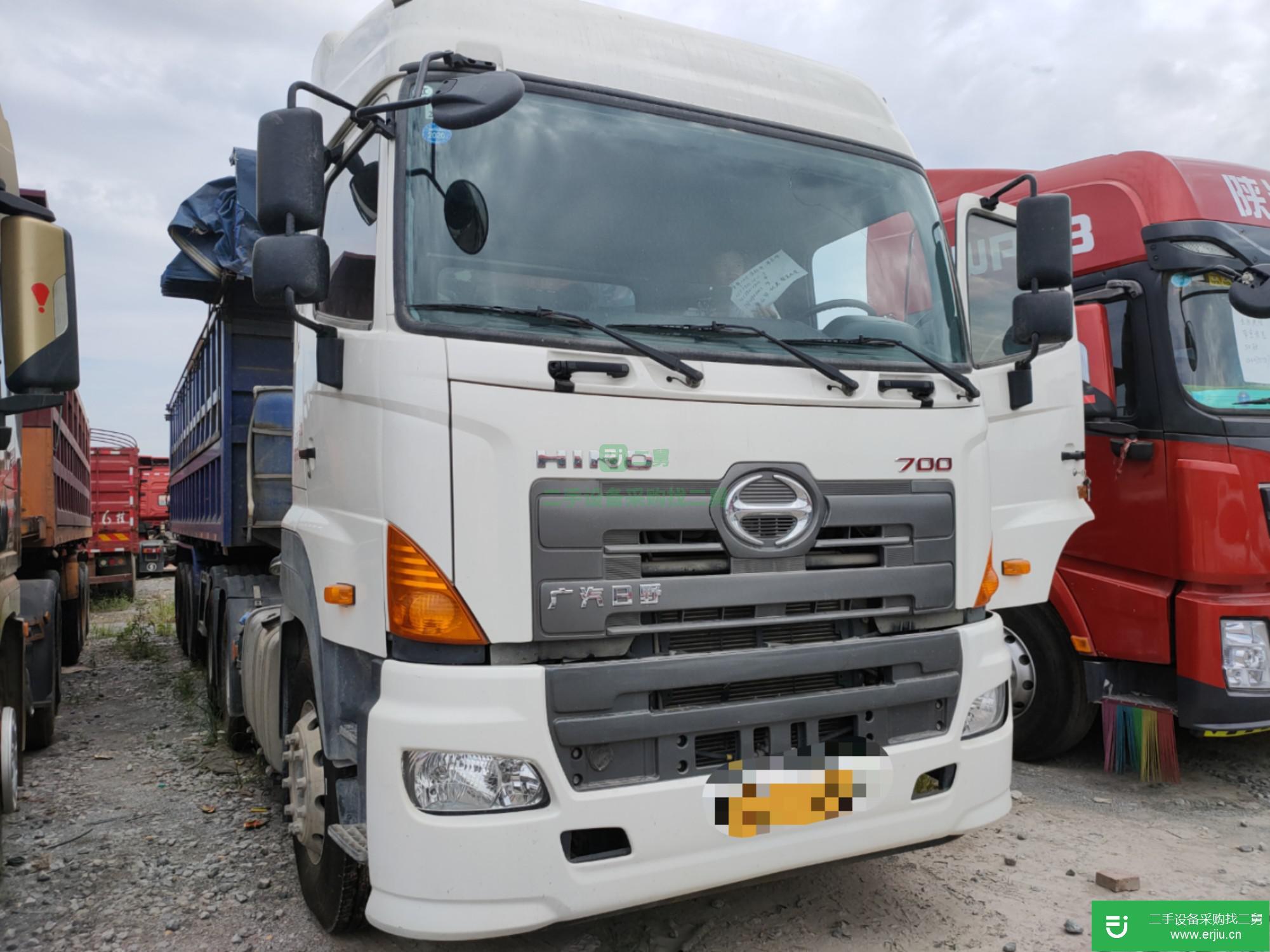 江西出售二手廣汽日野半掛車