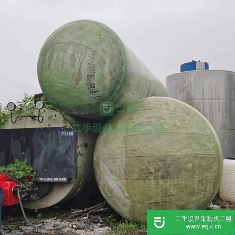 山東出售二手臥式玻璃鋼儲罐
