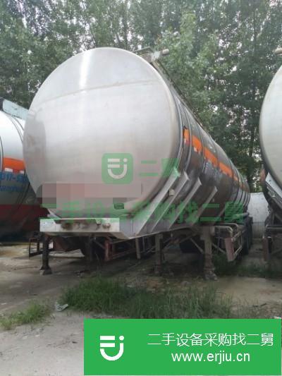 天津出售二手48立方鋁合金油罐車
