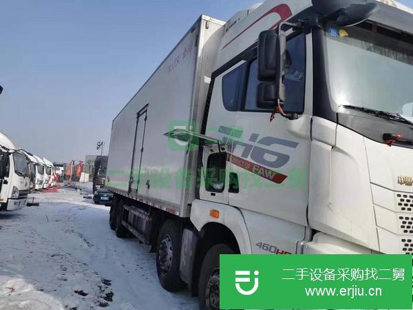 黑龍江出售二手解放冷藏車