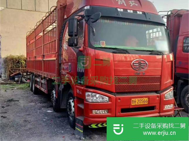 山東出售二手一汽解放J6P欄板載貨車