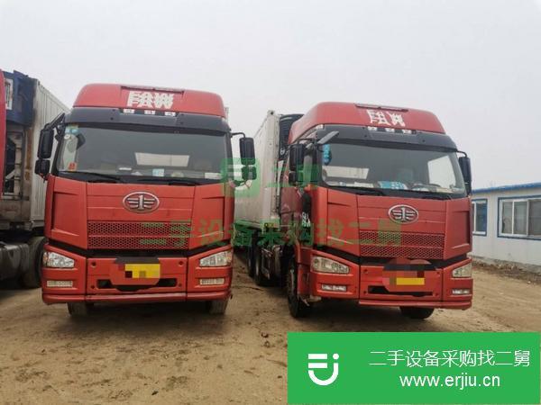 山東出售二手解放牌J6冷藏車