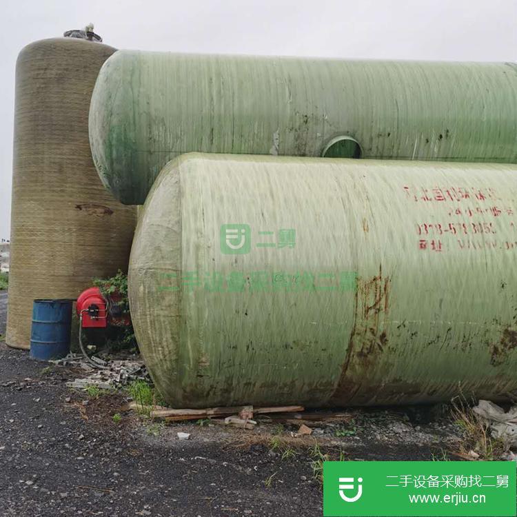 山東出售二手臥式玻璃鋼儲罐