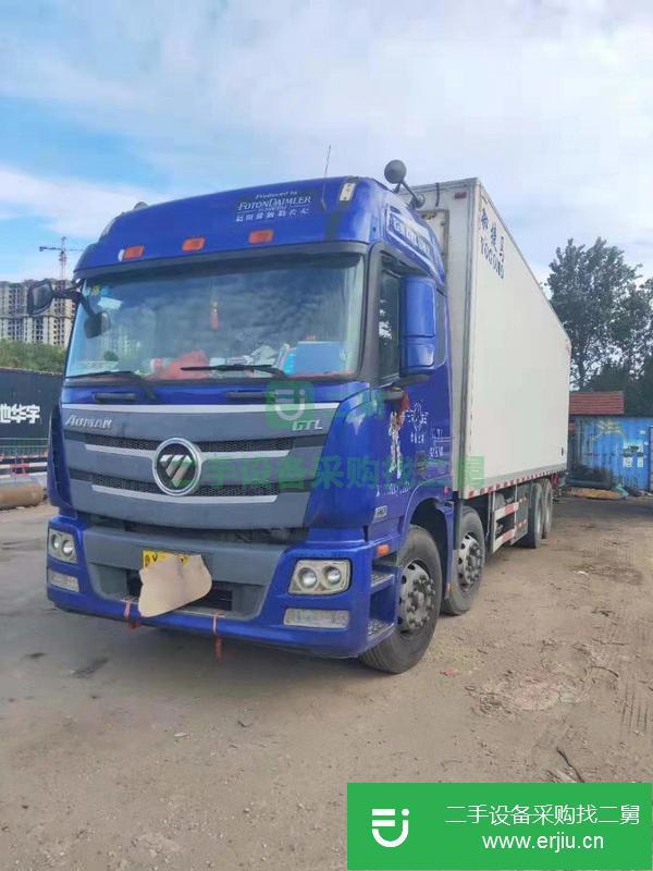 山東出售二手前四后八歐曼冷藏車