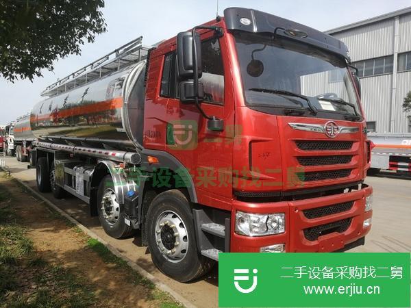 安微出售二手解放前四后八油罐車