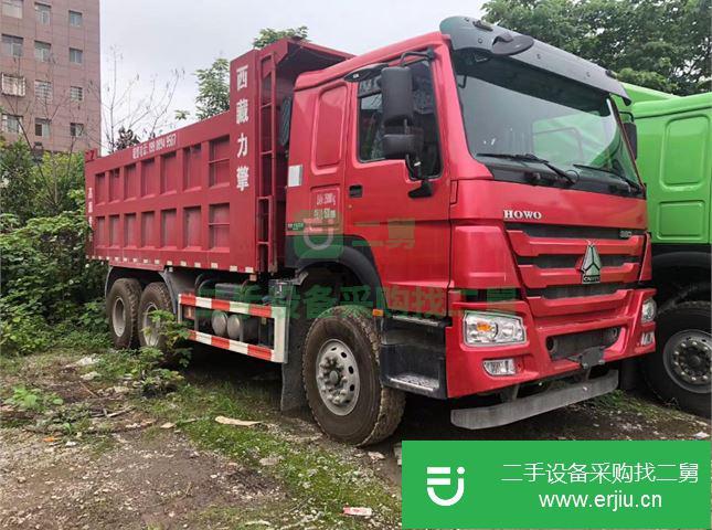 江西出售二手中國重汽后八輪自卸車