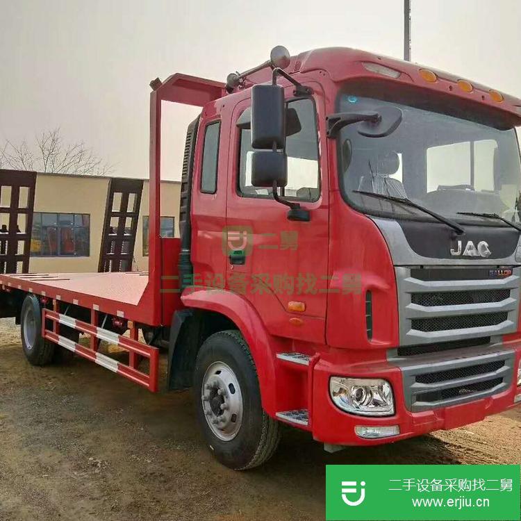 湖北出售二手黃牌解放平板運輸車