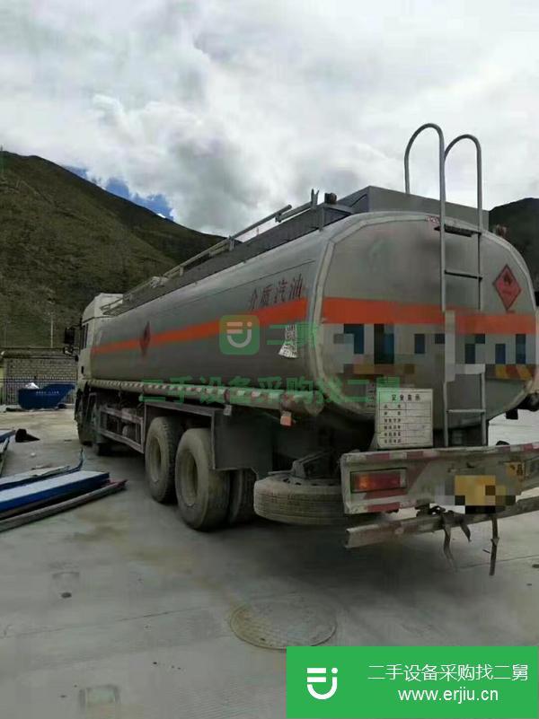 陜西出售二手陜汽前四后八油罐車