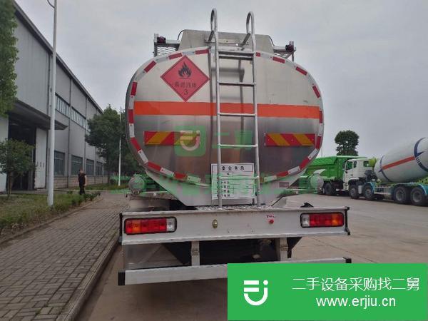 湖北出售二手解放J6鋁合金油罐車
