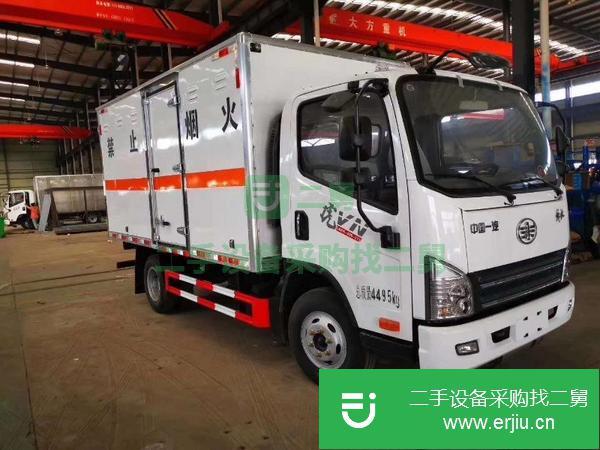 浙江出售二手解放藍(lán)牌危險品運輸車