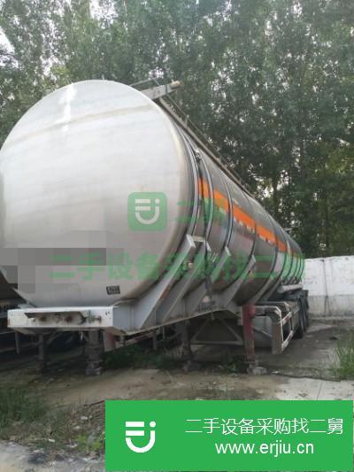 天津出售二手48立方鋁合金油罐車