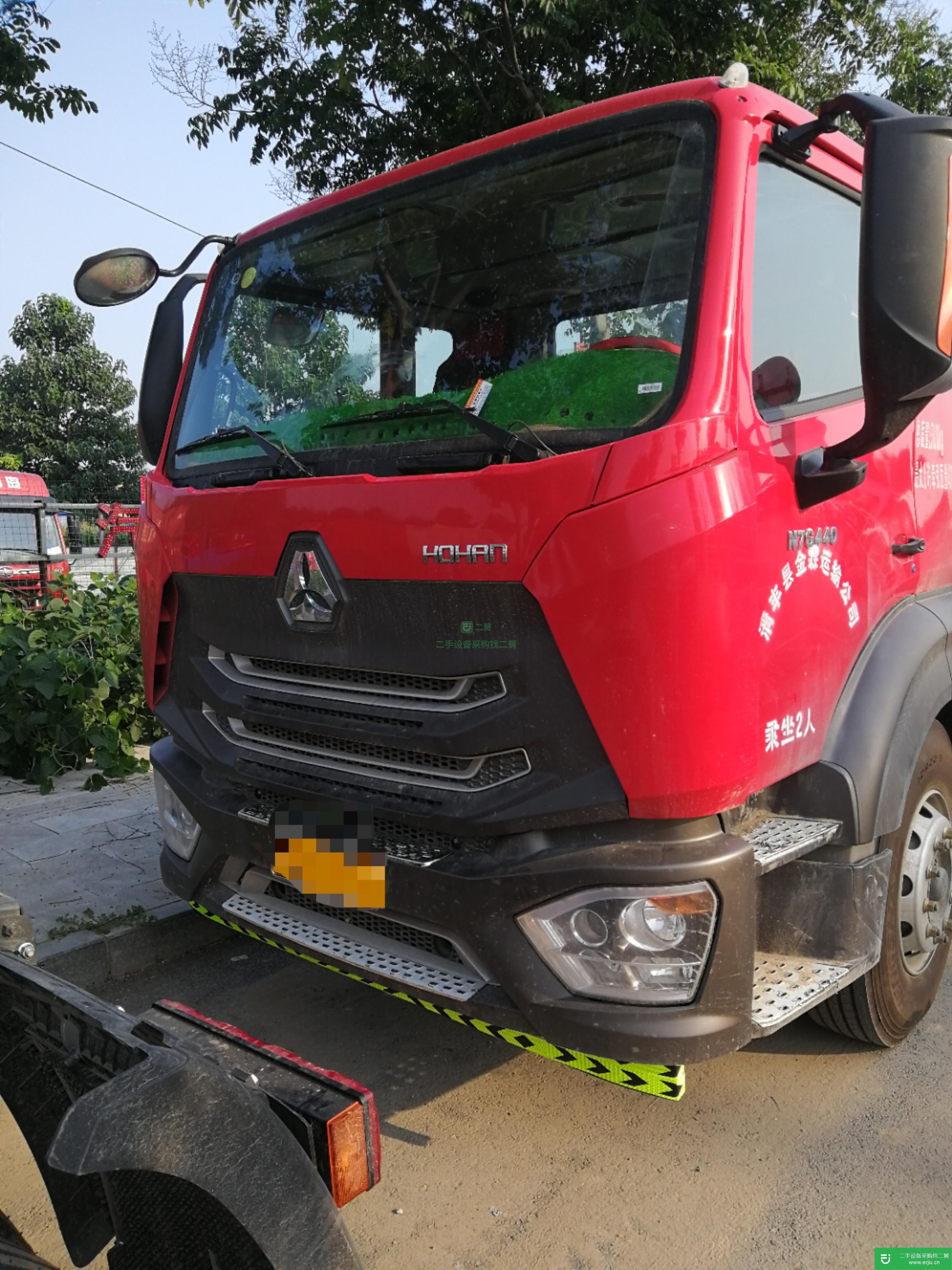 河南出售二手重汽豪瀚平板車