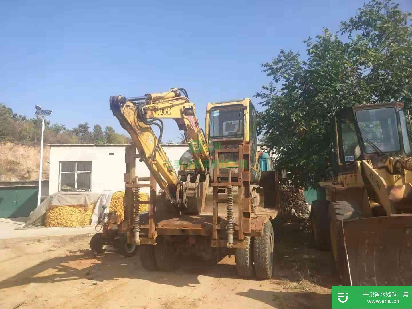 河北出售二手玉柴YC55-8挖掘機(jī)