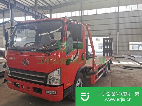湖北轉(zhuǎn)讓出售藍(lán)牌不超重解放平板運(yùn)輸車  140馬力