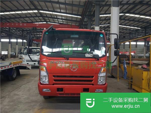 安徽出售二手藍牌平板運輸車 可拉8噸挖機