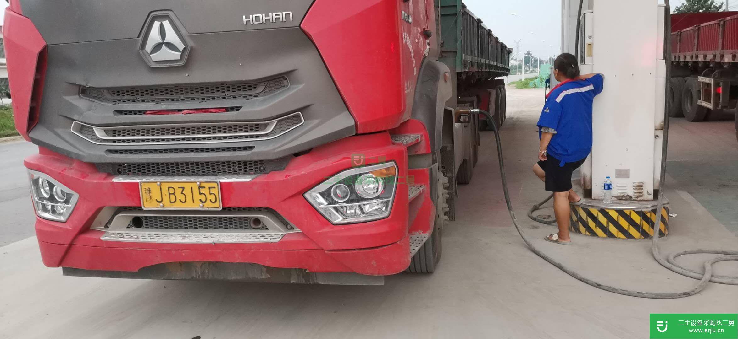 河南出售二手重汽豪瀚平板車