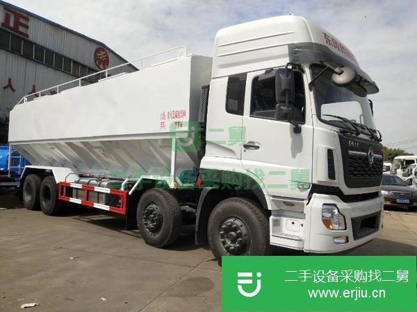 湖北出售二手東風天龍散裝飼料運輸車