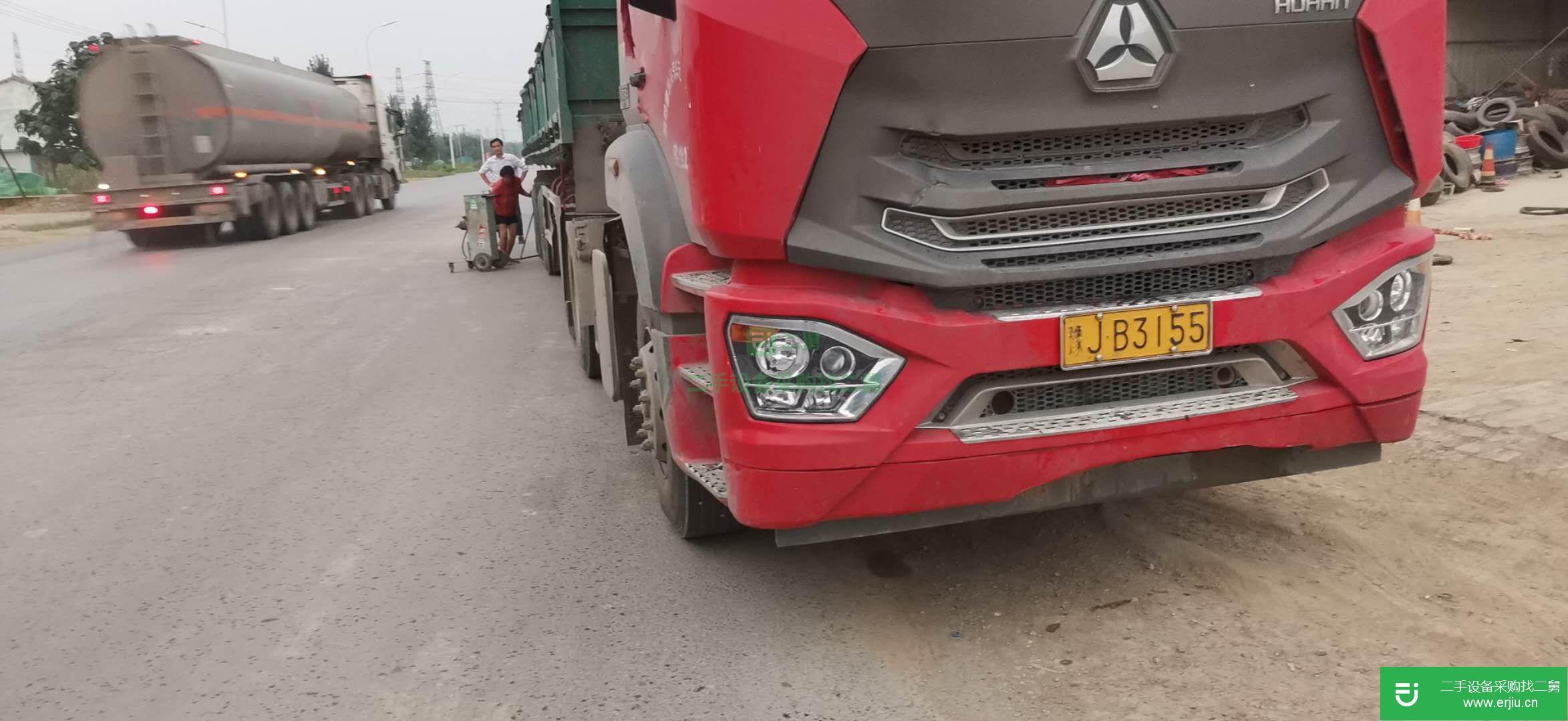 河南出售二手重汽豪瀚平板車