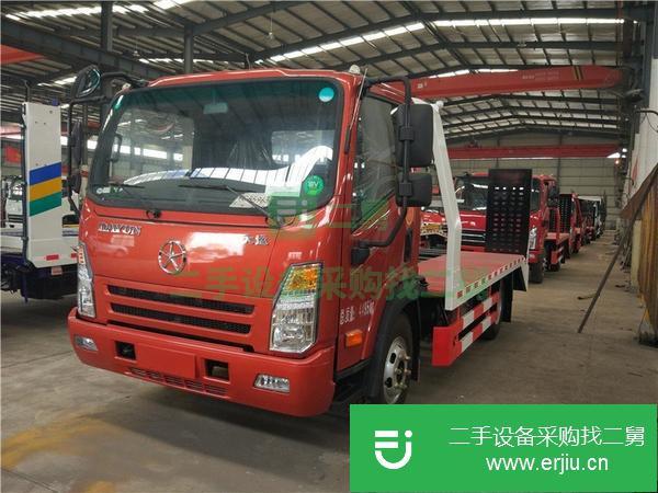浙江出售二手平板運輸車 全國可上藍牌 可拉8噸挖機