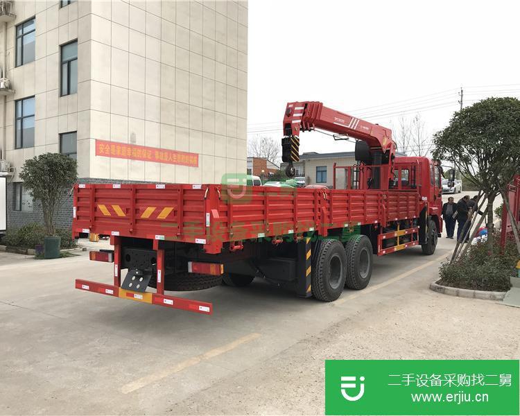湖北出售二手東風前二后八隨車吊