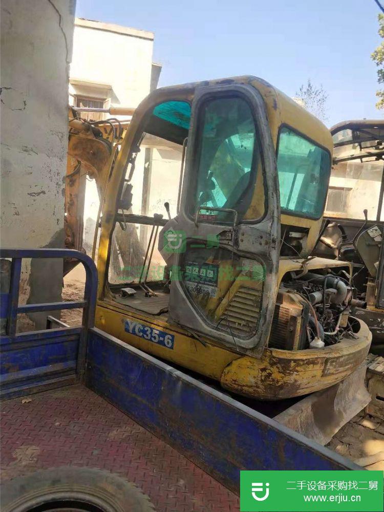河北出售二手玉柴YC35-6挖掘機