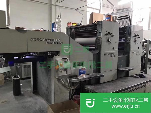 浙江轉讓出售光華對開酒精雙色機