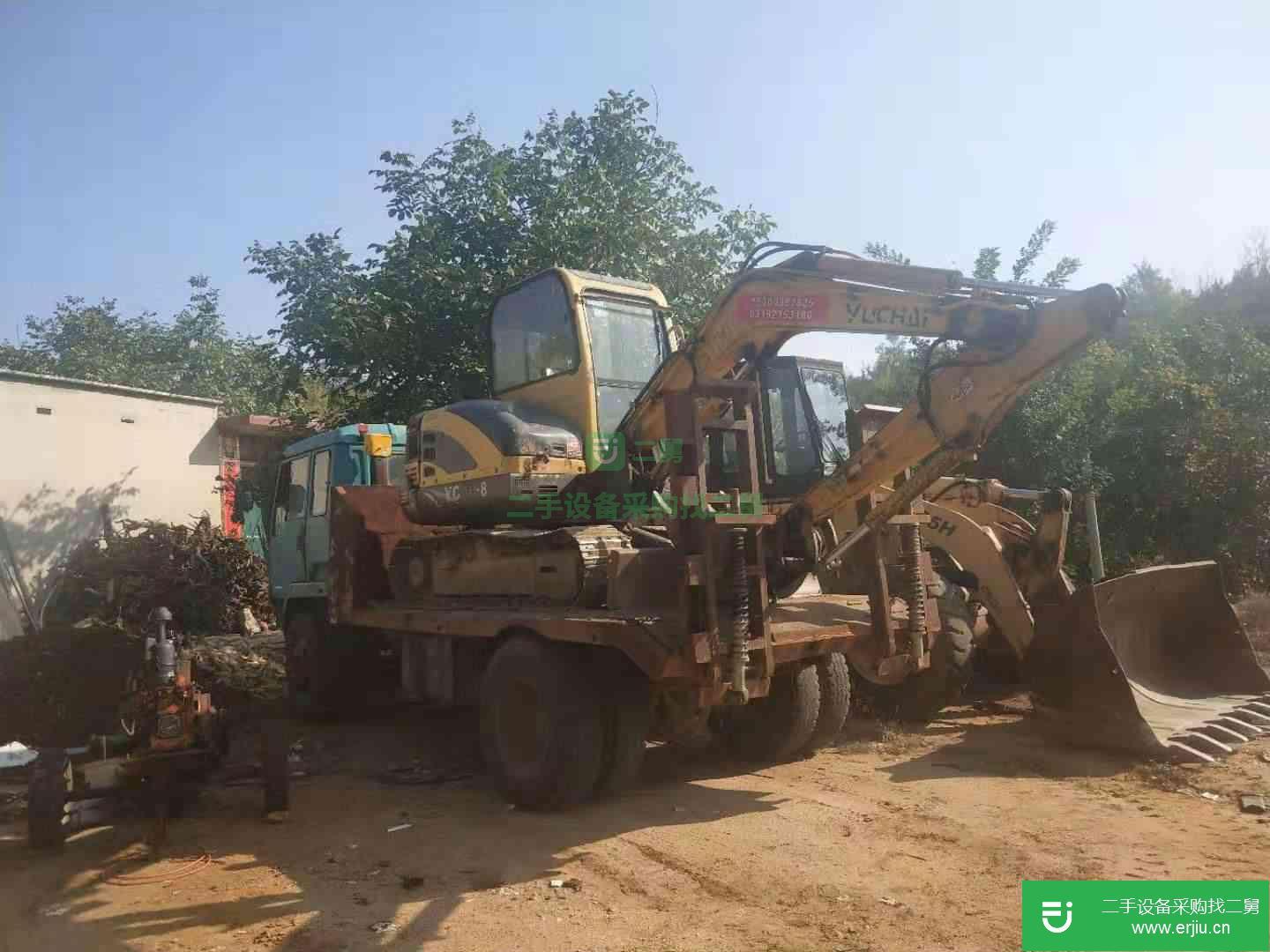 河北出售二手玉柴YC55-8挖掘機(jī)