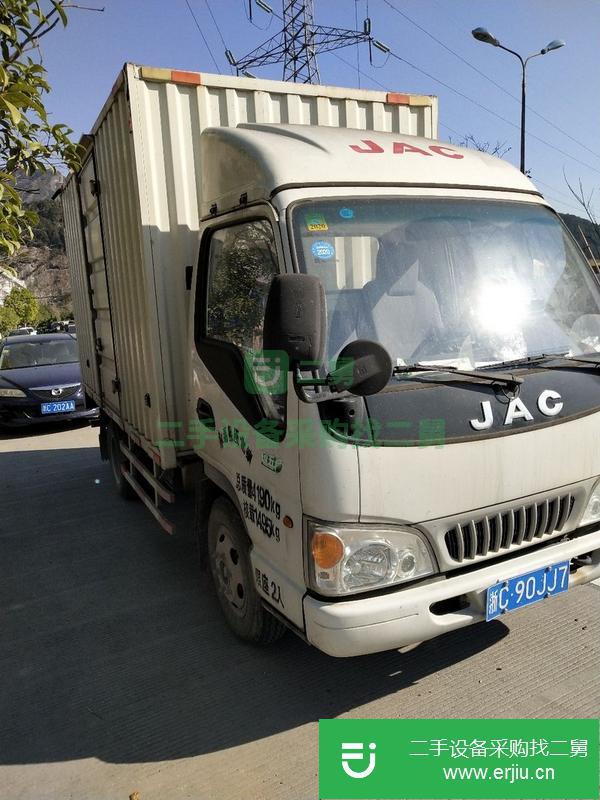 浙江出售二手江淮廂式貨車
