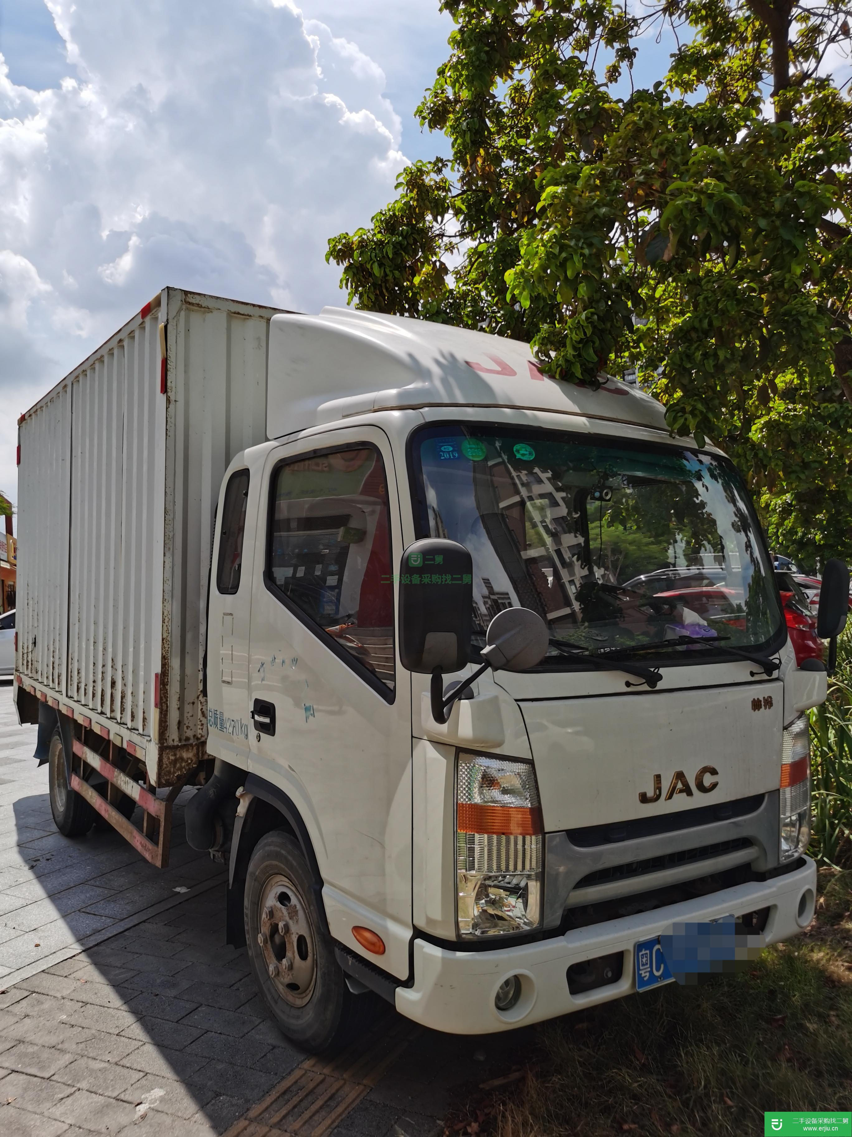 廣東出售二手江淮帥鈴箱式貨車
